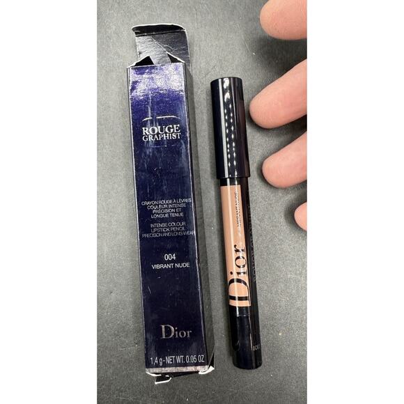 Dior Rouge Graphist lipstick pencil in the shade 004 Vibrant Nude With Box - Picture 7 of 10